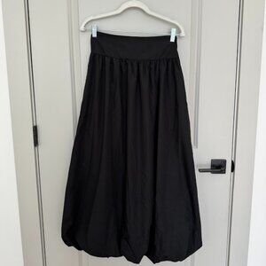 Bubble Hem Maxi Skirt